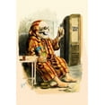 thumbnail image 2 of Frusius 11x14 White Modern Wood Framed Museum Art Print Titled - Death Takes a Bath, 2 of 4