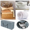 thumbnail image 5 of AnuirheiH Outdoor Cushion Storage bag Waterproof Dustproof Patio Cushion Storage Bag with Zipper and Handle large Duffle Bag Garden Furniture Cushion Carrying Bag PVC Free,45" L×18" W×20" H, 5 of 6