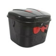 thumbnail image 4 of Vsenkes Electric Bike Basket Front Mounted with Lock Cargo Rack for Shopping Black Red, 4 of 9