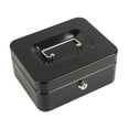 thumbnail image 2 of EHJRE Metal Cash Box with Lock Case Container with Keys for Kids Girls Boys Prizes Black, 2 of 9