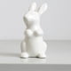 thumbnail image 3 of Figuritas de conejo de cerámica Bewildely blanca para decoración de muebles, 3 of 6