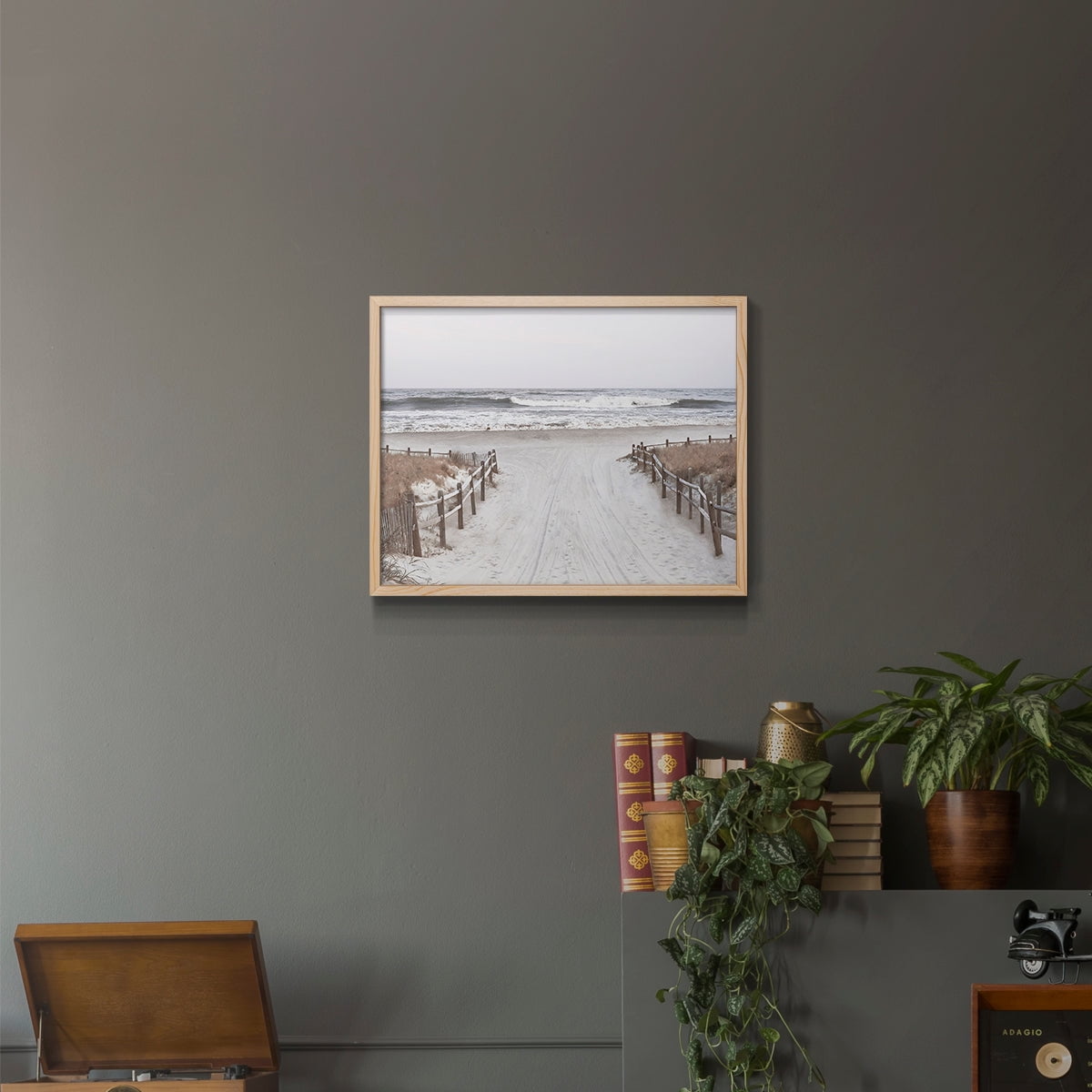 OBX Path by Natalie Carpentieri - Restickable Framed Giclée Print