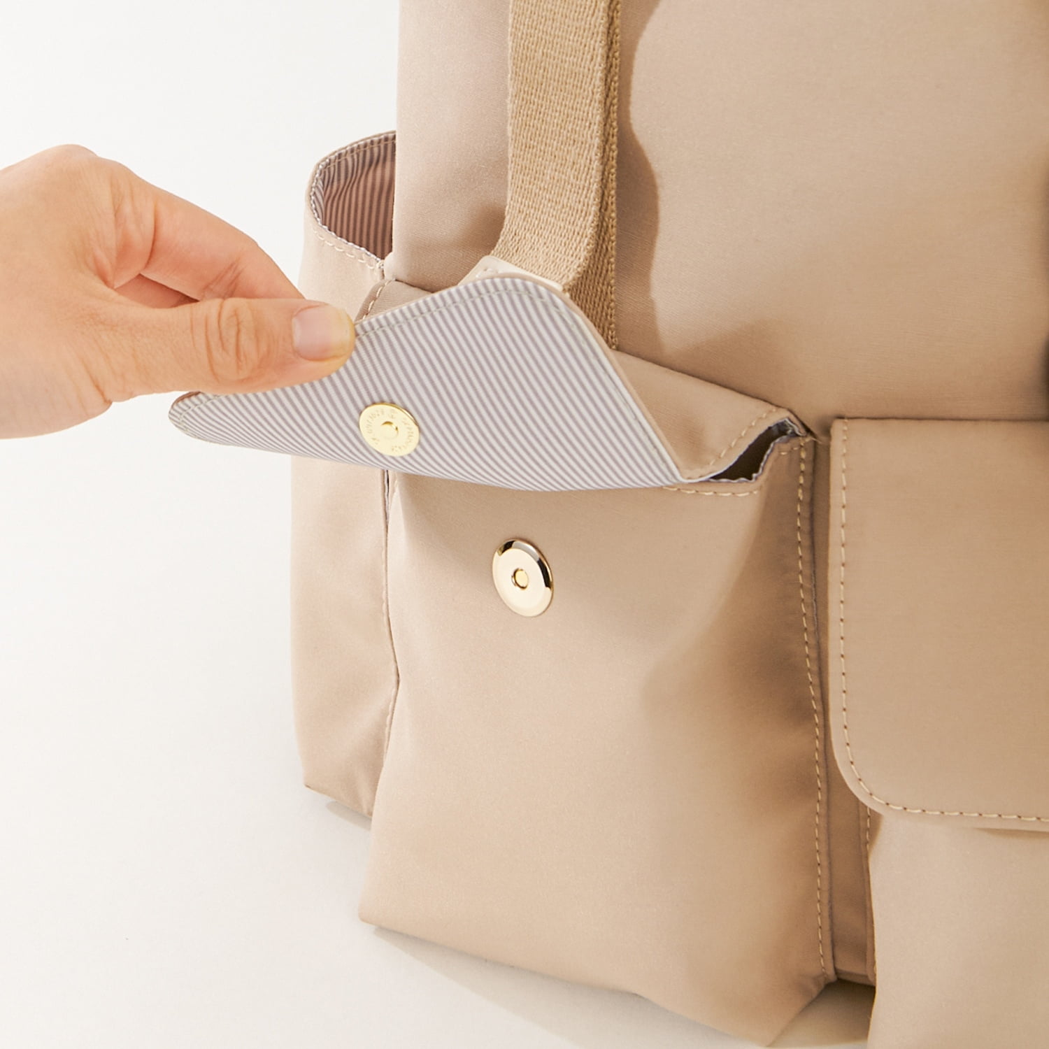 Sunveno Deluxe Diaper Backpack Large Capacity Backpack Diaper Bag in Brown