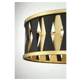 thumbnail image 5 of Kellerman 4-Light Pendant in Matte Black with True Gold, 5 of 5