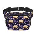 thumbnail image 1 of Disketp Lavender Flowers Riñonera de Doble Capa, Bolsa de Cintura Ajustable para Viajes, Correr y Senderismo, Riñonera Ligera para Hombre y Mujer, 1 of 9