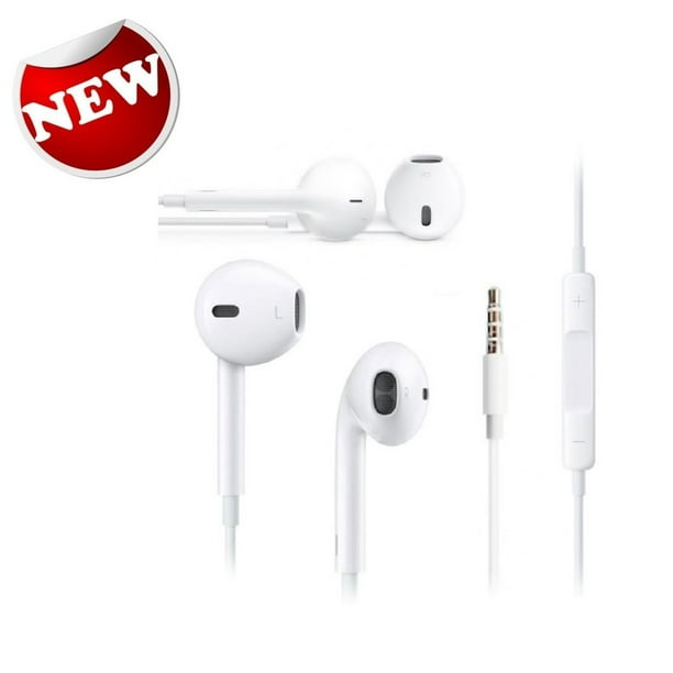 New Original Apple Iphone 5 5s 6 6s Earpods Earphones Headphones W Remote Mic Walmart Com Walmart Com