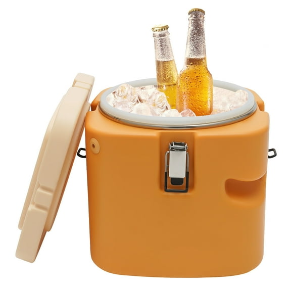 Miumaeov 2.5 Gal Insulated Soup Container Commercial Food Warmer Hot & Cold Food Carrier with Lid