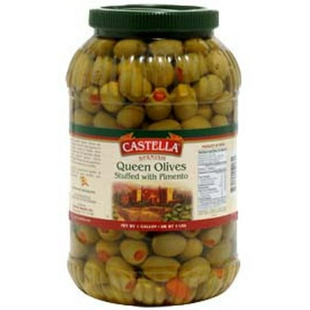 Spanish Queen Olives Stuffed with Pimento, Dr.Wt. 4.5 lbs