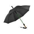thumbnail image 4 of de Bastón Bastones Bastón Marco Resistente a Prueba de Lluvia de Muleta de Lluvia para Hombres Mujeres Montañismo de Verano Negro, 4 of 10