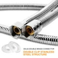 thumbnail image 3 of Shower Hose, Shower Hose Extra Long 118 inches Chrome Handheld Shower Head Hose (1 pcs), 3 of 7
