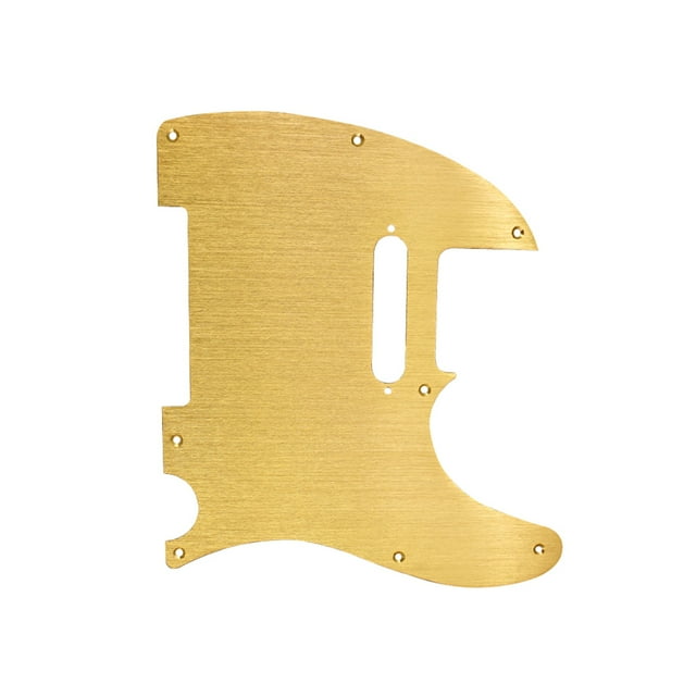 8 Trou Guitare Pickguard Bonne Stabilité 8 Trou Résistant à l'Usure de la Couverture de Protection avant Résistant à l'Usure Plaque de Rayure pour TL Standard Instrument de Remplacement Or