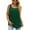 Dark Green, variant on Summer Womens Tank Tops U Neck Casual Flowy Sleeveless Shirts for Women