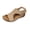 Beige, variant on HTHLVMD Strap Sandals for Women, Plus Size Women's Hook & Loop Sandals - Platform Beach Wedges With Breathable Cut-Out Design & Non-Slip Stitched Seams, Wide Width Orthopedic Summer Shoes, Beige 5