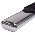 thumbnail image 1 of TrailFX Nerf Bar A8249S TFX 6 Oval Straight Side Bars; With Step Pads; 6 Inch Oval Straight; Polished; Stainless Steel; With Welded End Caps; Rocker Panel Mount, 1 of 3