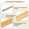 thumbnail image 4 of Uxcell 2pcs Pin Punch 5mm(1/5") 150mm Length Metric Non-marring Alloy Steel Cylindrical Alignment Punch Drive Pin Tools for Automotive Watch Repair Jewelry Craft, 4 of 6