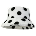 thumbnail image 1 of Sombrero de felpa de invierno Sombreros de pescador de piel sintética para mujer, 1 of 5