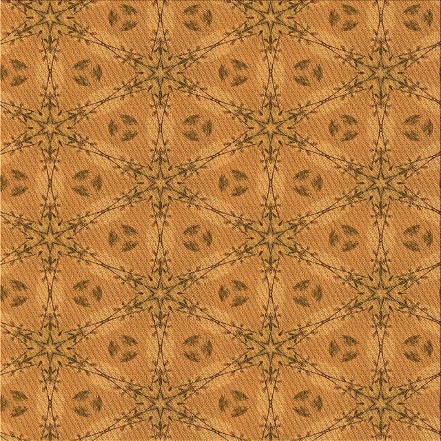 Ahgly Company Tapis d'Intérieur Lavable à la Machine, Carré, Transitionnel, Orange Foncé, Tapis de Zone, 5 Pieds Carré