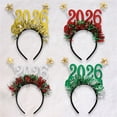 thumbnail image 4 of New Years Headband,2026 Headband New Year Hair Accessories for Women,Stars Hair Band Winter Christmas Non Slip Headbands(Silver), 4 of 8