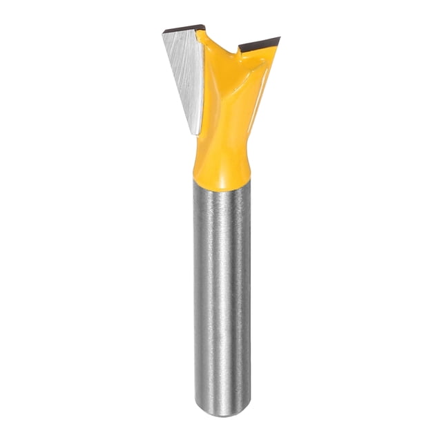 Uxcell Dovetail Router Bits 1/2" Diameter 1/4" Shank 14 Degree Dovetail Bit