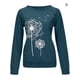 thumbnail image 5 of Camiseta Mujer Manga larga Cuello redondo Tops Poliéster Suéter deportivo Ropa con estampado informal, Azul, S kenally AP003791-19, 5 of 6