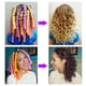 thumbnail image 4 of RV Rizadores para el cabello, 20 piezas, rizos mágicos para el cabello, rizos en espiral sin calor con ganchos para peinar para mujeres, niñas, cabello corto, mediano y largo, la mayoría de los peinad, 4 of 5