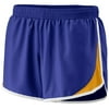Augusta Sportswear L Womens Junior Fit Adrenaline Shorts Purple/Gold/White 1267