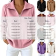 thumbnail image 4 of KICILVS Sweater Jacket for Women Full Zip Collared Ribbed Cuffs Knit Coat Plain Casual Fall Winter Trendy Outerwear, 4 of 5