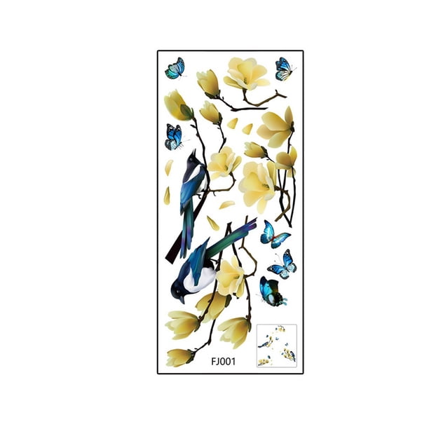 Adhesivo de pared Billuyoard Flores ramas Póster personalidad Universal Papel tapiz