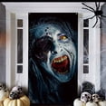 thumbnail image 3 of AUQ Halloween Curtain,Halloween Window Silhouette,Spooky Ghost,Halloween Decorations,Home Decoration,Scary Female,Window Cover,Halloween Window Poster,71*35in, 3 of 5