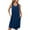 Blue2, variant on lmcalzta Tank Nightgown for Women Sleeveless Sleep Shirts Chemise Night Lingerie Dress S-2XL