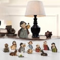 thumbnail image 3 of TISHITA Baosity Nativity Scene Xmas Manger Miniatures Gifts Home ration, Constructed, 3 of 8