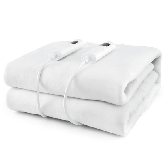 Costway 76" x 54" Heated Mattress Pad Full Size Machine Washable Electric Bed Warmer