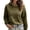 Army Green, variant on Leopard Print Hoodie for Women Long Sleeve Drop Shoulder Casual Pullover Sweatshirt for Fall Winter Wear