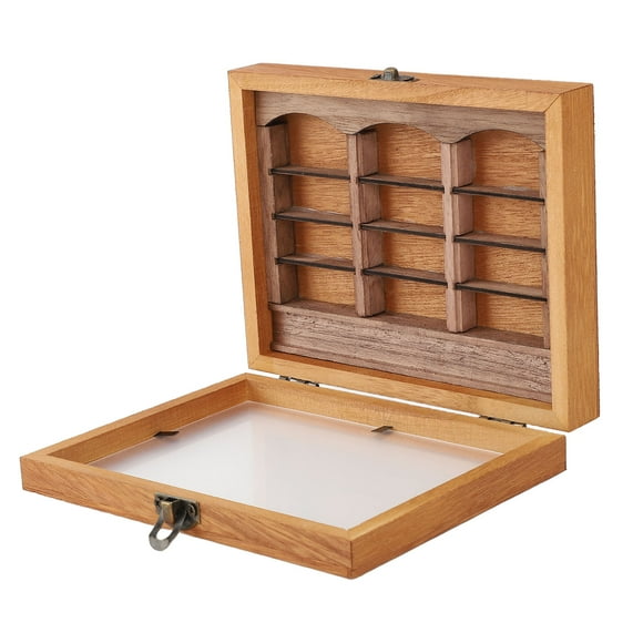 Miniature Book Box Display Case Cabinet, Anxiety Relief Books Shaking Bookshelf 196 Folded Books for Studios