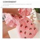 thumbnail image 2 of UBIUO Dog Dress for Small Dogs Pink Dog Princess Dresses Girl Dog Clothes Adorable Cat Dresses Pet Apparel for Puppy and Cats (Cherry) M - Medium, 2 of 4