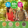 thumbnail image 3 of Organic Vegan Protein Bars, Peanut Butter Chocolate Chunk - 10g Plant Based Protein, Low Calorie Healthy Snacks, No Lactose or Soy Ingredients, Gluten Free, Non-GMO - 1.41 Oz (Pack of 12), 3 of 5