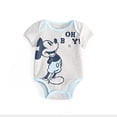 thumbnail image 4 of Peleles para bebé recién nacido de Mickey Mouse, mono para bebé, ropa infantil, monos de verano para bebé, 3 uds., 4 of 5