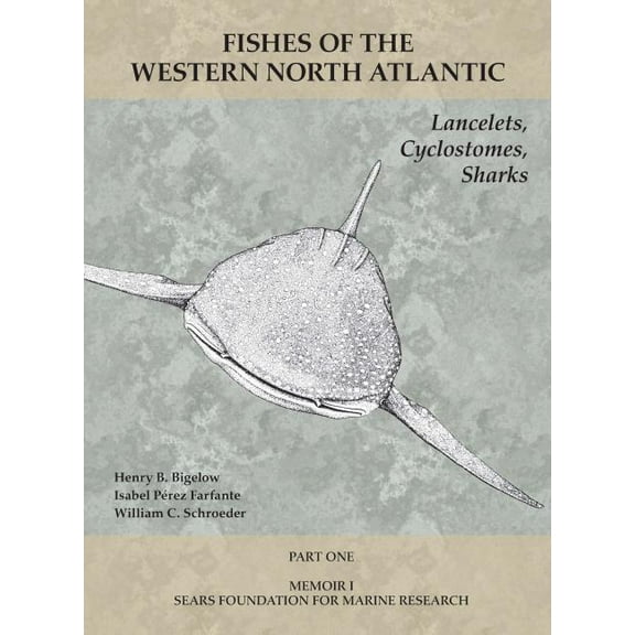 Fishes of the Western North Atlantic Lancelets, Cyclostomes, Sharks: Part 1, (Paperback)