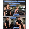 thumbnail image 3 of Next Gen Ultra Muscle Fitness AB Belt, Adjustable Toning Belt, 12 Modes & 19 Intensity Levels, Core Muscle Firming & Strengthening Workout Equipment for Abs, Arms, Legs Black, 3 of 8