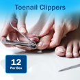 thumbnail image 2 of Cortauñas TenderGentle de acero inoxidable, paquete de 12 unidades, 2 of 6