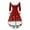 Watermelon Red, variant on Christmas Party Printed Dresses for Women Vintage Christmas Midi Dress Casual Dresses Cocktail Dress Party Festive Dresses for Fall and Winter Holidays,Army Green,L