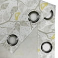 thumbnail image 4 of Ambesonne Grey and Yellow Grommet Curtain, Tree and Birds, 50" x 84", Grey Yellow and White, 4 of 6