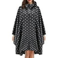 thumbnail image 2 of DPTALR Women Rain Jacket Coat Printing Hooded For Adults With Pockets Tops, 2 of 5