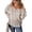 AB Brown, variant on Eytino Sweaters for Women V Neck Sweater Lightweight Crochet Sweater Casual Long Sleeve Hollow Out Knit Sweater Fall Pullover Sweater Tops for Women Oversized Sweaters White M