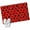Red, variant on Red Geometric 2'x3' Washable Rug, Modern Morocco Abstract Art Non-Slip Soft Doormat Area Rugs for Entrance Bathroom Bedsides, Carpet for Kitchen Bedroom, Entryway Floor Mat