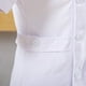 thumbnail image 1 of Traje de cuello blanco, bata de manga larga, ropa de invierno, manga corta, ropa de trabajo para enfermeras de laboratorio y farmacia, ropa de aislamiento ajustada, 1 of 4
