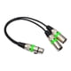 thumbnail image 3 of 3Pin XLR Female Jack to Dual 2 Male Plug Y Splitter 30cm Adapter Cable Wire, 3 of 8