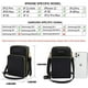 thumbnail image 4 of Bolso cruzado ligero para teléfono para mujer, bolso de hombro pequeño, cartera para teléfono móvil, monederos y bolsos de mano con 14 ranuras para tarjetas de crédito Adepaton HMHZ850-1, 4 of 6