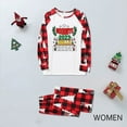 thumbnail image 2 of Penkiiy Christmas Pajamas for Family Matching Pjs Set, Red Plaid Reindeer Holiday Xmas Pajamas for Women Men Kids Red S, 2 of 5