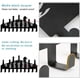 thumbnail image 4 of Llavero de metal con diseño de ajedrez, decorativo, con 10 ganchos, color negro, para colgar en la pared, para la cocina, para colgar llaves y correa de perro., 4 of 9